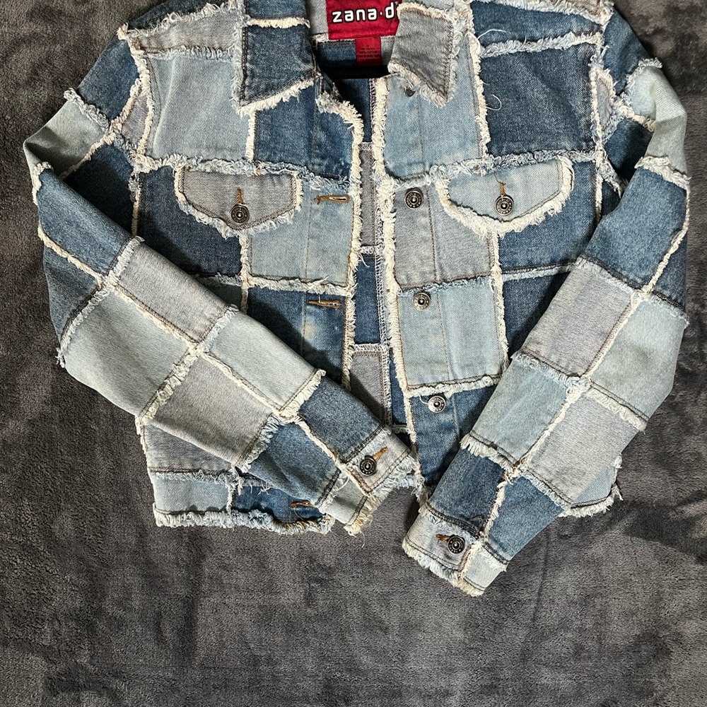 Zana Di women’s small Patchwork Denim Jacket